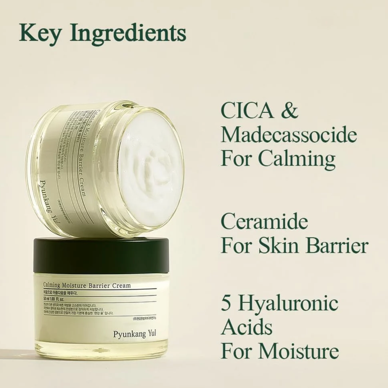 Pyunkang Yul Calming Moisture Barrier Cream 50mL - Busan Essnce